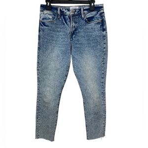 Frame Le High Crop Stonewash Jeans‎